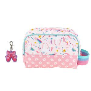 Stephen Jospeh Unicorn Carry All Bag with Ballet Shoes Zipper Pull for Girls